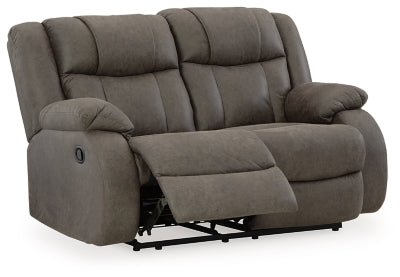 First Base Reclining Loveseat - Furniture House (VA)