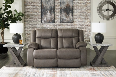 First Base Reclining Loveseat - Furniture House (VA)