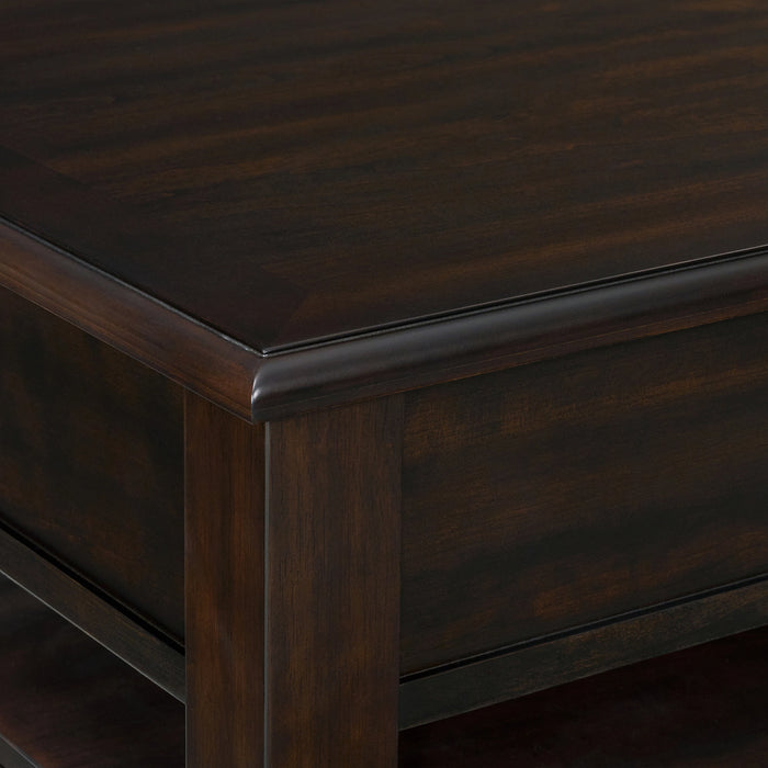 Wagner Occasional Table Set in Cherry-Rectangular Lift-Top Coffee Table
