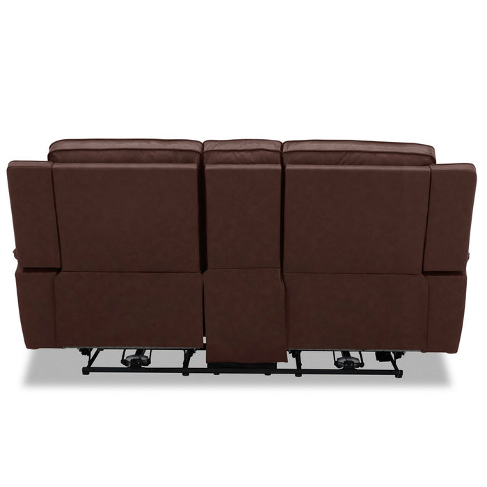 Avery Loveseat w/Console P2 - Cognac - Furniture House (VA)