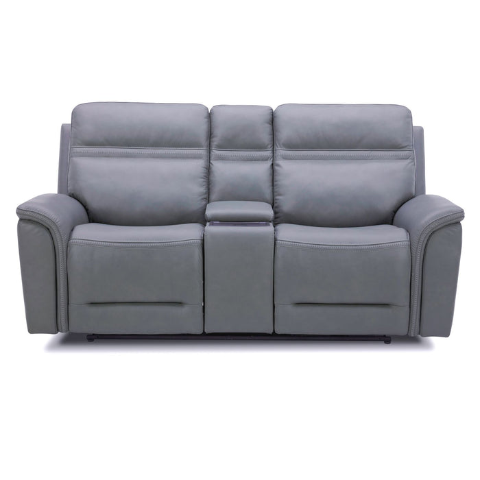 Cooper Loveseat w/Console P3 & ZG in Blue Gray - Furniture House (VA)