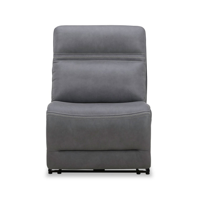 Cooper Armless Recliner P3 & ZG - Blue Gray image