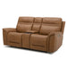 Cooper Loveseat w/Console P3 & ZG in Camel - Furniture House (VA)