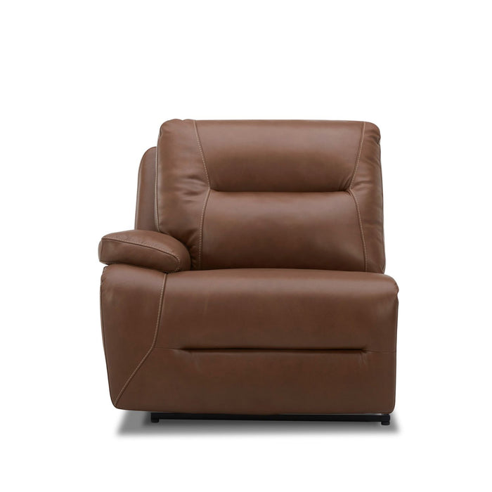 Cameron L Arm Recliner P3 & ZG - Saddle - Furniture House (VA)