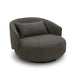 Haley Uph Swivel Cuddler Chair - Charcoal - Furniture House (VA)