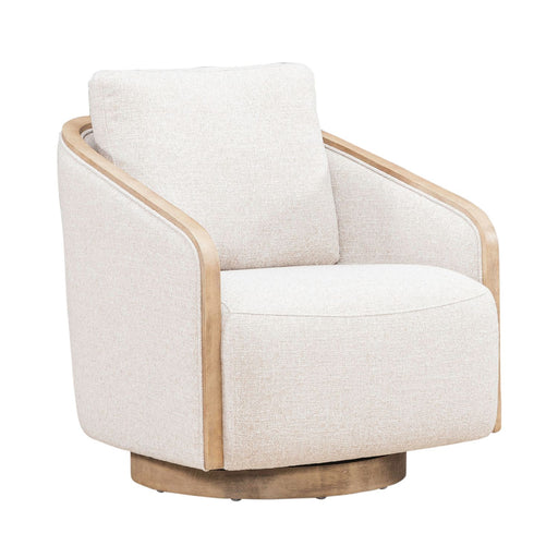 Nora Uph Swivel Accent Chair - Light Brown - Furniture House (VA)