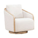 Nora Uph Swivel Accent Chair - Light Brown - Furniture House (VA)