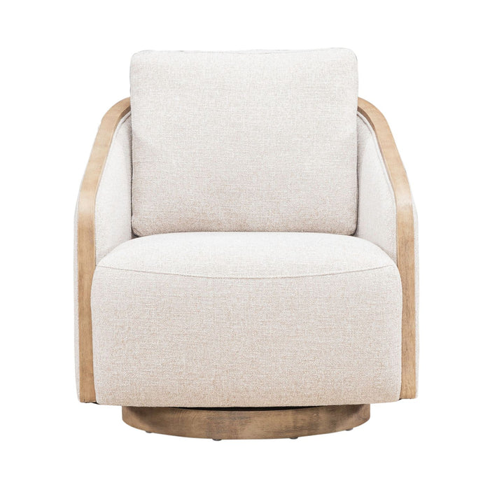 Nora Uph Swivel Accent Chair - Light Brown - Furniture House (VA)
