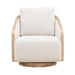 Nora Uph Swivel Accent Chair - Light Brown - Furniture House (VA)