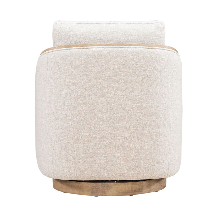 Nora Uph Swivel Accent Chair - Light Brown - Furniture House (VA)