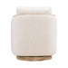 Nora Uph Swivel Accent Chair - Light Brown - Furniture House (VA)