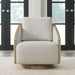 Nora Uph Swivel Accent Chair - Light Brown image
