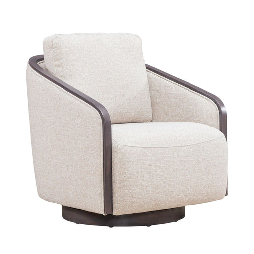 Nora Uph Swivel Accent Chair - Dark Brown - Furniture House (VA)