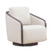 Nora Uph Swivel Accent Chair - Dark Brown - Furniture House (VA)