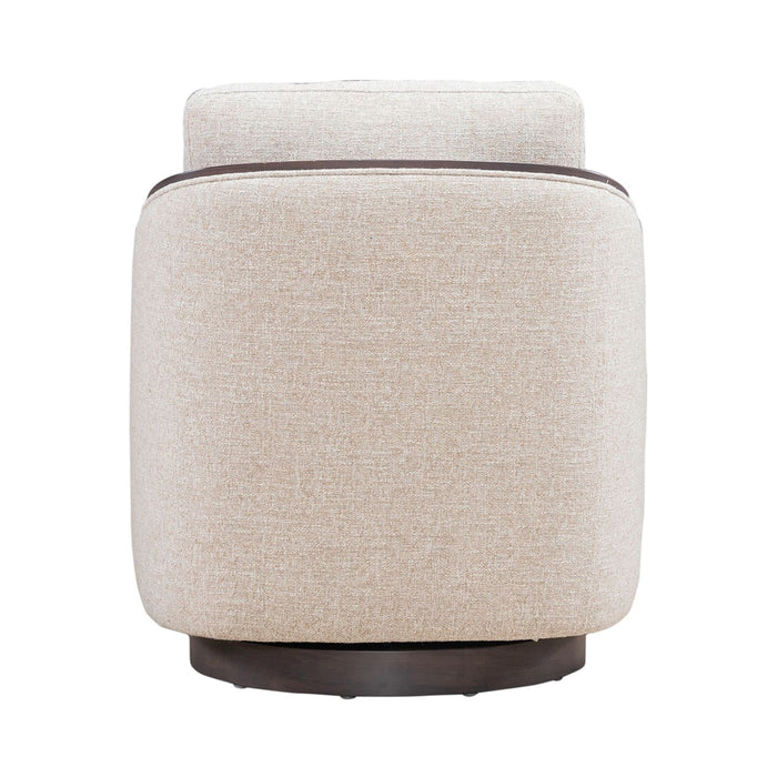 Nora Uph Swivel Accent Chair - Dark Brown - Furniture House (VA)