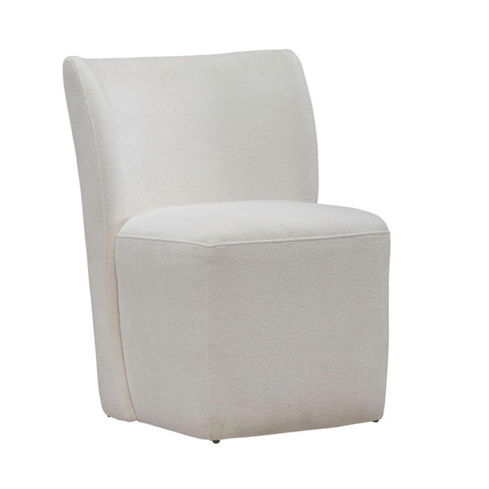 Accent Dining Accent Dining Chair w/ Casters - Ivory - Furniture House (VA)