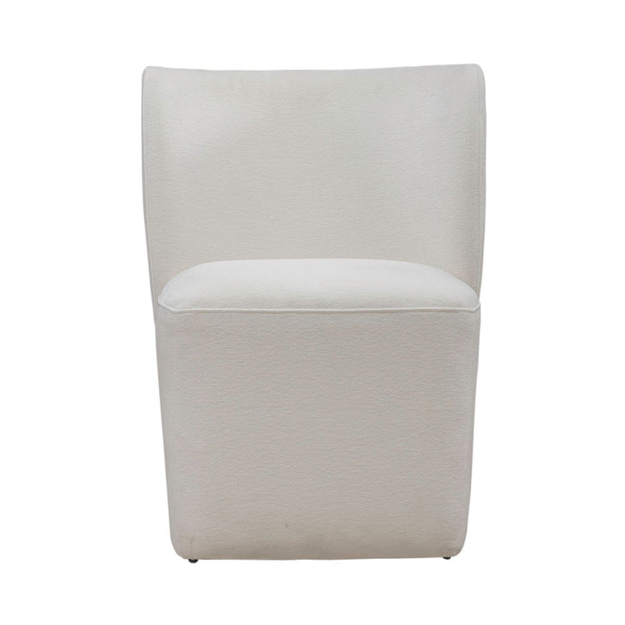 Accent Dining Accent Dining Chair w/ Casters - Ivory - Furniture House (VA)