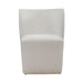 Accent Dining Accent Dining Chair w/ Casters - Ivory - Furniture House (VA)