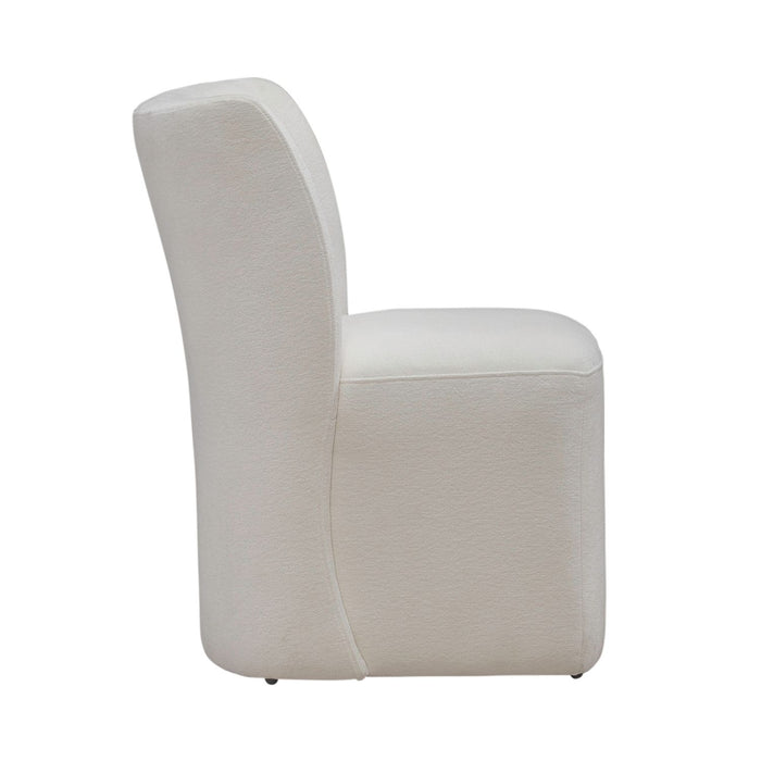 Accent Dining Accent Dining Chair w/ Casters - Ivory - Furniture House (VA)