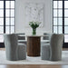 Accent Dining Accent Dining Chair w/ Casters - Sapphire - Furniture House (VA)
