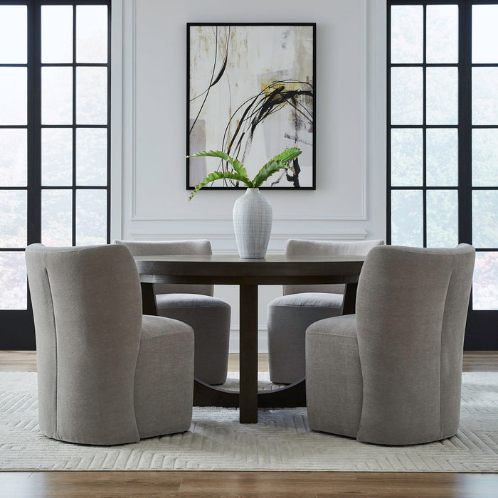 Accent Dining Accent Dining Chair w/ Casters - Truffle - Furniture House (VA)