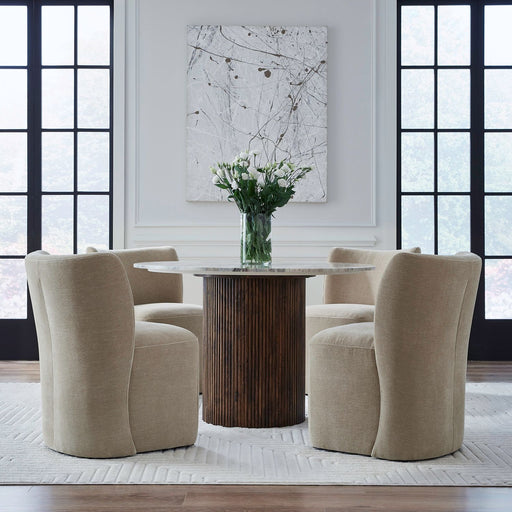 Accent Dining Accent Dining Chair w/ Casters - Wicker - Furniture House (VA)