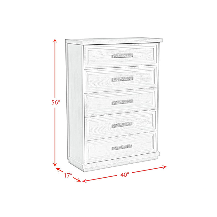 Avalanche Chest & Dresser in Antique White