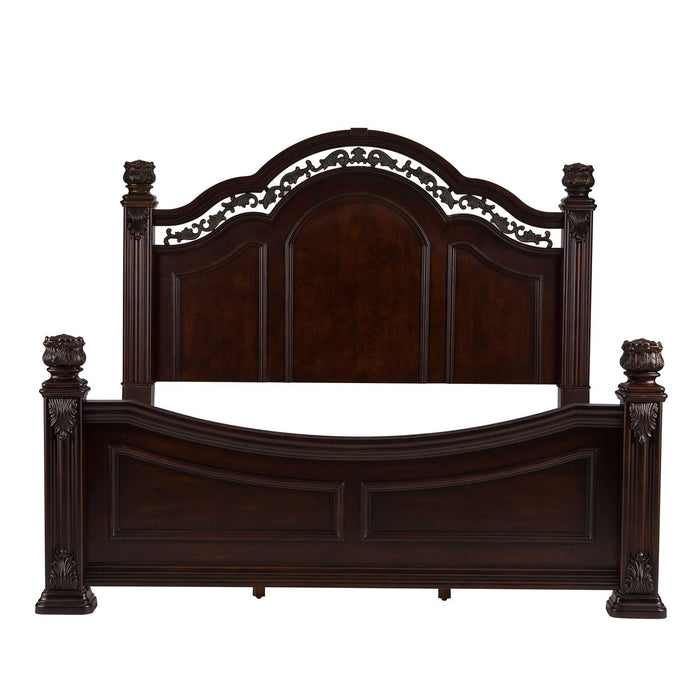 Messina Estates King Poster Bed, Dresser & Mirror, Chest - Furniture House (VA)