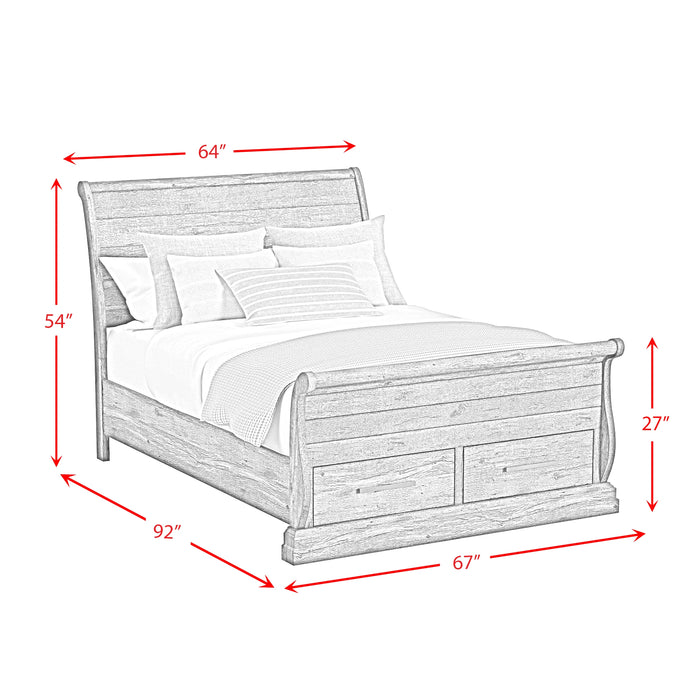 Park Ridge Sleigh Storage Bedroom Set