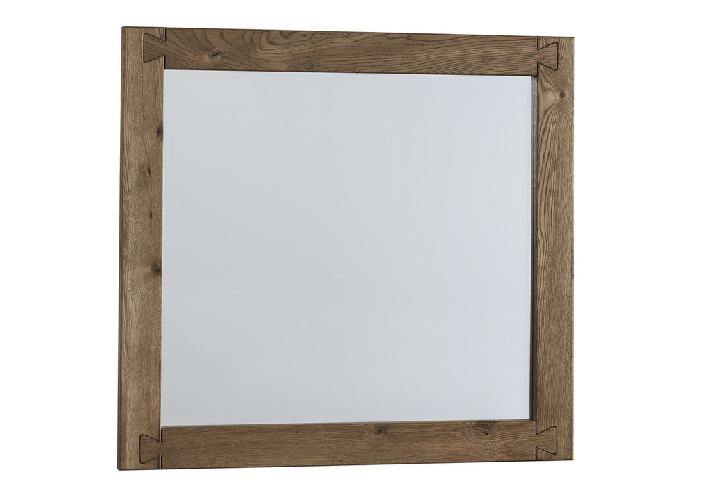 Vaughan Bassett Dovetail Landscape Mirror in Natural image