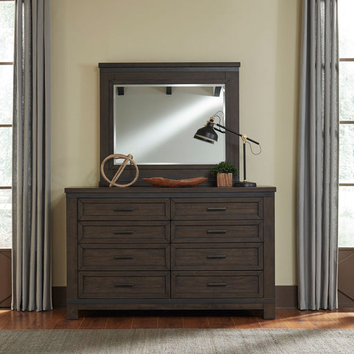 Thornwood Hills King Bookcase Bed, Dresser & Mirror - Furniture House (VA)