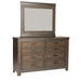 Thornwood Hills Panel Bed, Dresser & Mirror image