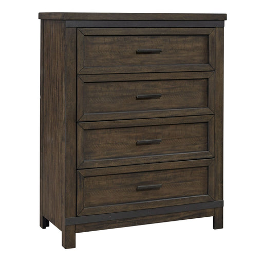 Thornwood Hills 4 Drawer Chest in Rock Beaten Gray - Furniture House (VA)