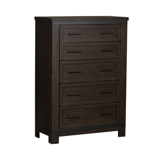 Thornwood Hills 5-Drawer Chest in Rock Beaten Gray - Furniture House (VA)