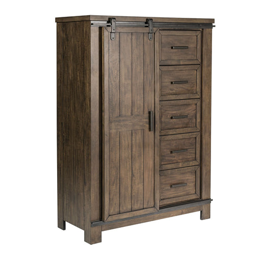 Thornwood Hills Sliding Door Chest in Rock Beaten Gray - Furniture House (VA)