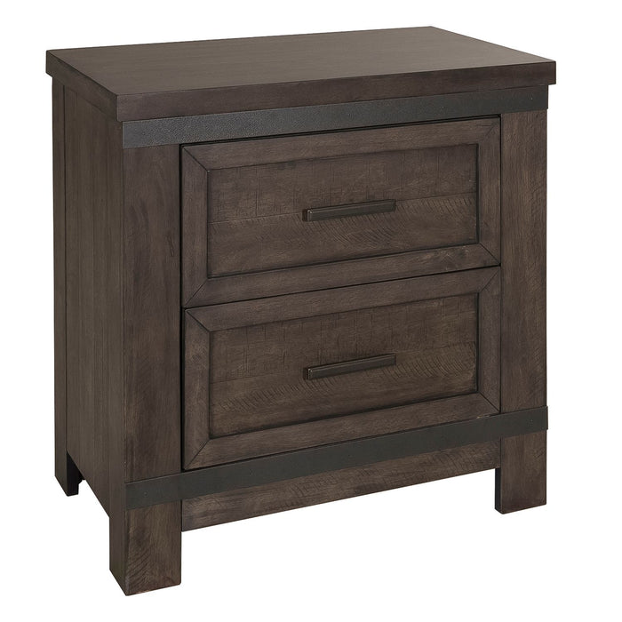 Thornwood Hills Nightstand in Rock Beaten Gray - Furniture House (VA)