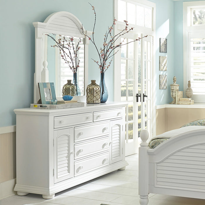 Summer House I Panel Bed, Dresser & Mirror, Chest, Night Stand image