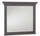 Vaughan Bassett Vista Landscape Mirror in Grey Oak image