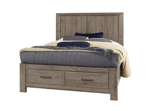 Vaughan Bassett Yellowstone King Panel Storage Bed in Dapple Grey image