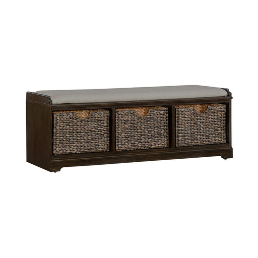 Mill Creek Wall Bench in Peppercorn - Furniture House (VA)
