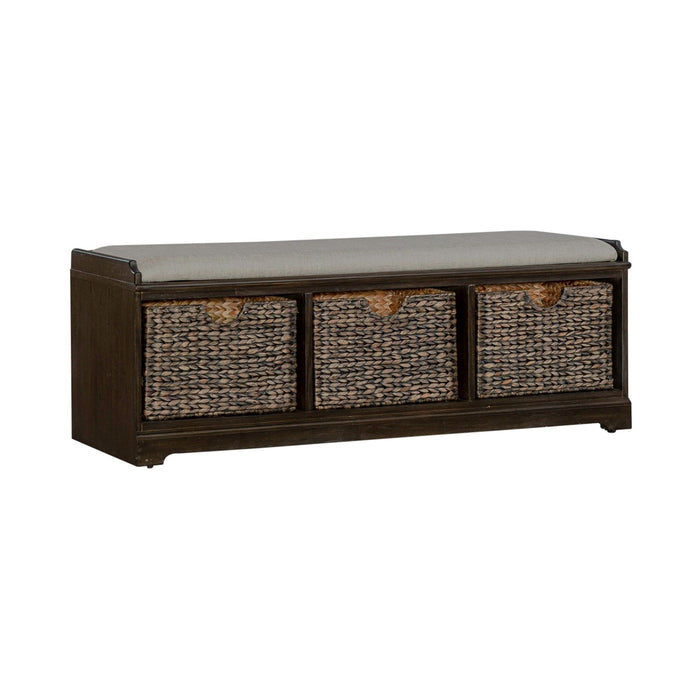 Mill Creek Wall Bench in Peppercorn - Furniture House (VA)