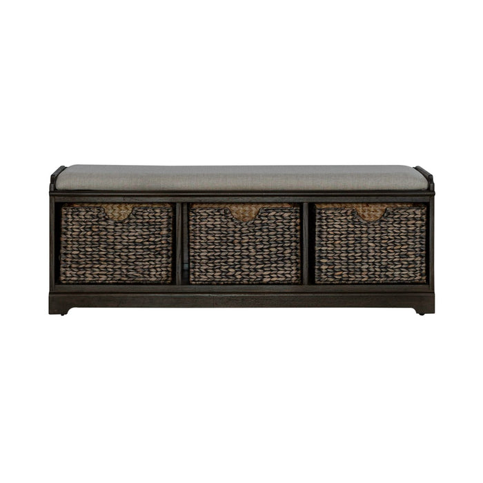 Mill Creek Wall Bench in Peppercorn - Furniture House (VA)