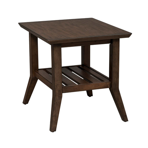 Ventura Blvd Rectangular End Table in Bronze - Furniture House (VA)