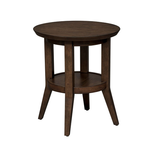 Ventura Blvd Round End Table in Bronze - Furniture House (VA)