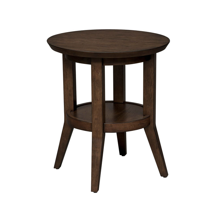 Ventura Blvd Round End Table in Bronze - Furniture House (VA)