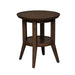 Ventura Blvd Round End Table in Bronze - Furniture House (VA)