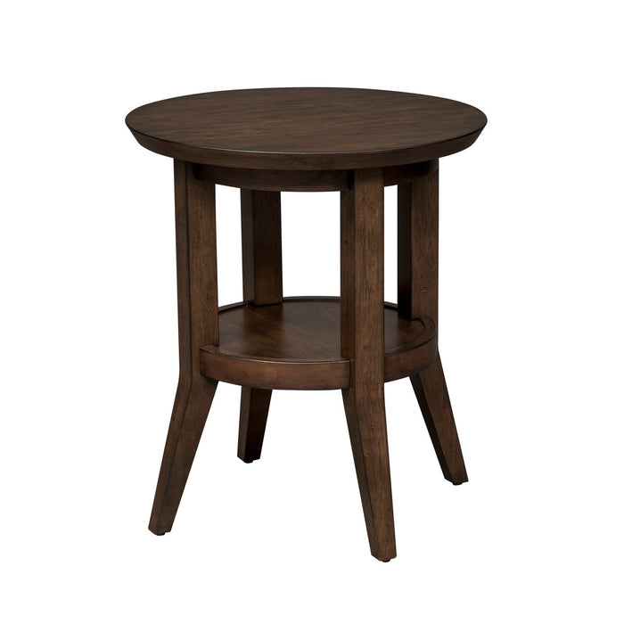 Ventura Blvd Round End Table in Bronze - Furniture House (VA)
