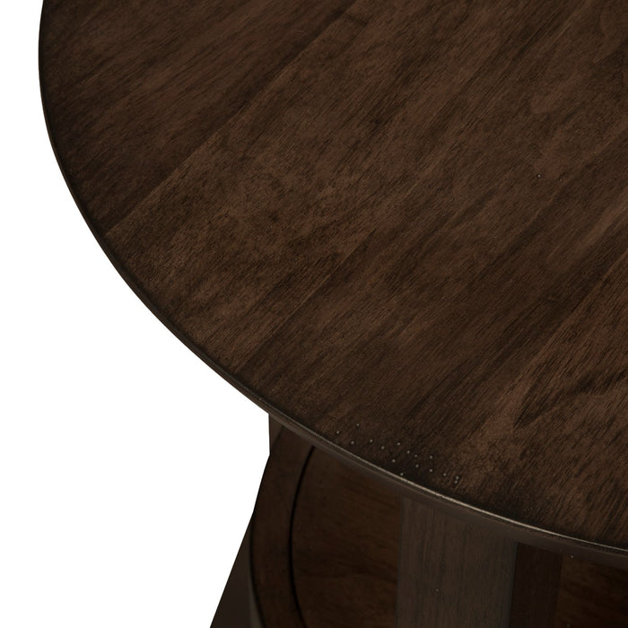 Ventura Blvd Round End Table in Bronze - Furniture House (VA)