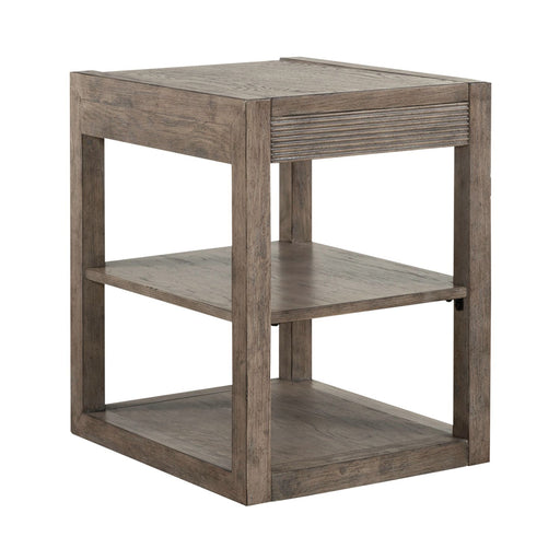 Bartlett Field Chairside Table in Dusty Taupe - Furniture House (VA)