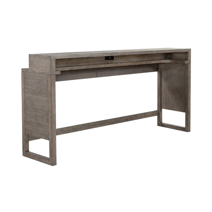 Bartlett Field Console Bar Table in Dusty Taupe - Furniture House (VA)